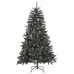 Árbol de Navidad artificial con soporte PVC verde 120 cm