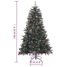 Árbol de Navidad artificial con soporte PVC verde 120 cm