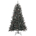 Árbol de Navidad artificial con soporte PVC verde 150 cm