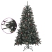 Árbol de Navidad artificial con soporte PVC verde 150 cm