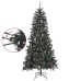 Árbol de Navidad artificial con soporte PVC verde 240 cm