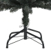 Árbol Navidad artificial estrecho con soporte PVC verde 240 cm