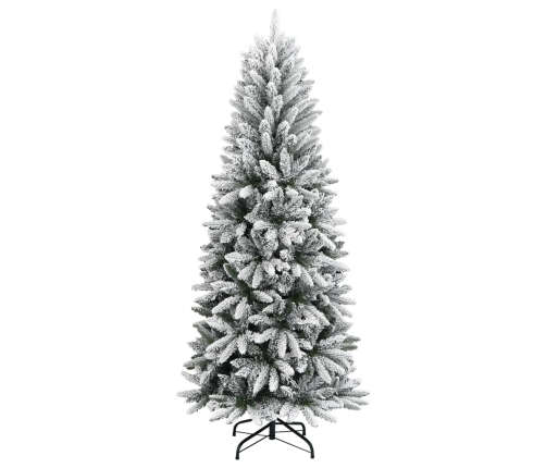 Árbol de Navidad artificial con nieve PVC y PE 120 cm