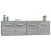 Armarios de pared 2 uds contrachapada gris sonoma 60x36,5x35cm