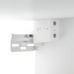 Armarios de pared 2 uds contrachapada blanco 100x36,5x35 cm