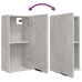 Set muebles de baño 2 piezas madera contrachapada gris hormigón