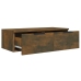 Armarios de pared 2 uds contrachapada roble ahumado 68x30x20 cm