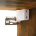 Armarios de pared 2 uds contrachapada roble ahumado 68x30x20 cm