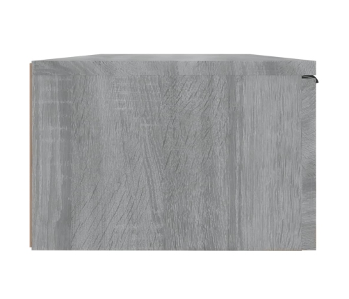 vidaXL Armarios de pared 2 uds contrachapada gris Sonoma 68x30x20 cm