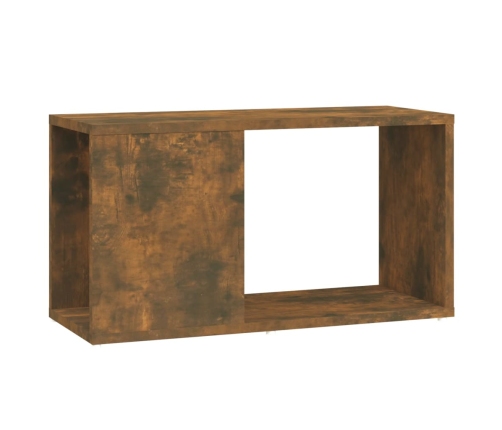 Mueble para TV madera contrachapada roble ahumado 60x24x32 cm