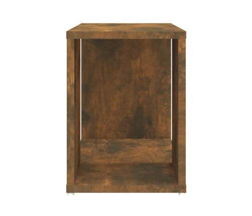 Mueble para TV madera contrachapada roble ahumado 60x24x32 cm