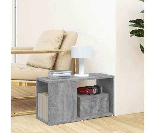 Mueble de TV madera contrachapada gris Sonoma 60x24x32 cm