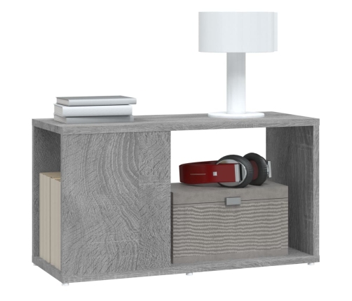 Mueble de TV madera contrachapada gris Sonoma 60x24x32 cm