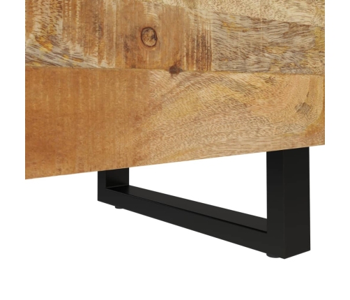 Mesita de noche de madera maciza de mango 40x33x46 cm