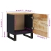 vidaXL Mesitas de noche 2 uds madera maciza de mango 40x33x46 cm