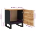 Mesitas de noche 2 uds madera maciza de acacia 40x33x46 cm