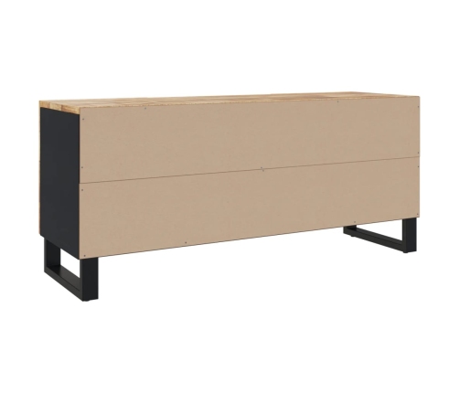 Mueble de TV madera maciza de mango 105x33x46 cm