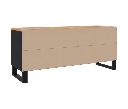 Mueble de TV madera maciza de acacia 105x33x46 cm