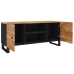 Mueble de TV madera maciza de acacia 105x33x46 cm