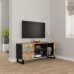 Mueble de TV madera maciza reciclada 105x33x46 cm