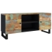 Mueble de TV madera maciza reciclada 105x33x46 cm