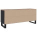 Mueble de TV madera maciza reciclada 105x33x46 cm