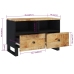 Mueble de TV madera maciza de mango 70x33x46 cm