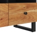 Mueble de TV madera maciza de acacia 70x33x46 cm