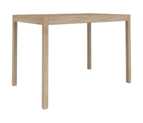 vidaXL Mesa de comedor madera maciza de acacia 110x70x75 cm