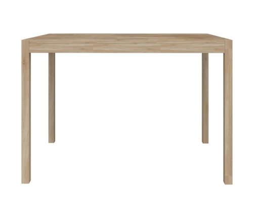 vidaXL Mesa de comedor madera maciza de acacia 110x70x75 cm