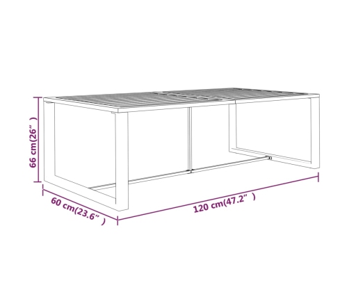 Set muebles de jardín 4 pzas y cojines aluminio gris antracita