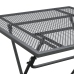 Set de comedor de jardín 3 pzas malla metal expandido antracita