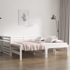 Sofá cama extraíble sin colchón blanco 2x(90x190) cm