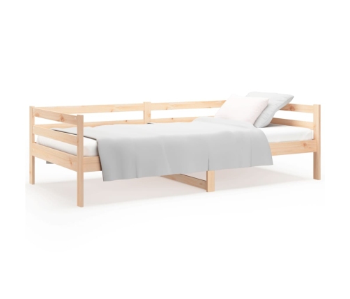 Sofá cama sin colchón madera maciza de pino 80x200 cm