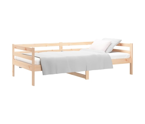 Sofá cama sin colchón madera maciza de pino 80x200 cm