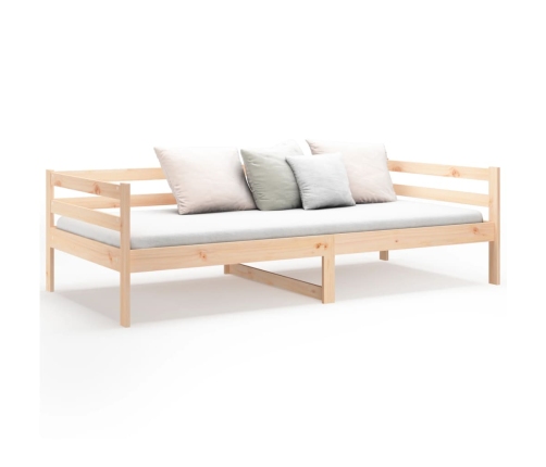 Sofá cama sin colchón madera maciza de pino 80x200 cm