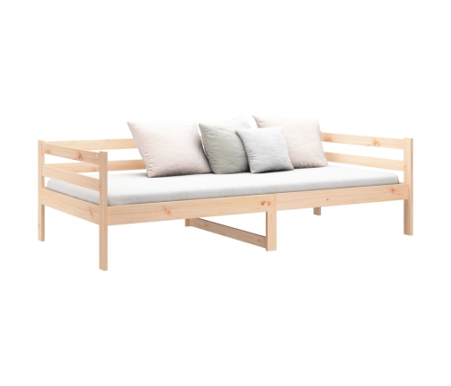 Sofá cama sin colchón madera maciza de pino 80x200 cm