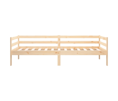 Sofá cama sin colchón madera maciza de pino 80x200 cm