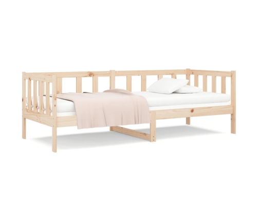 Sofá cama sin colchón madera maciza de pino 80x200 cm