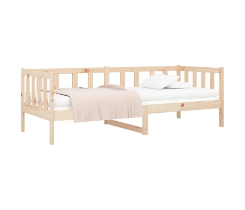 Sofá cama sin colchón madera maciza de pino 80x200 cm