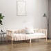 Sofá cama sin colchón madera maciza de pino 80x200 cm