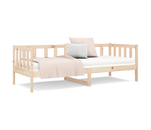 Sofá cama sin colchón madera maciza de pino 80x200 cm