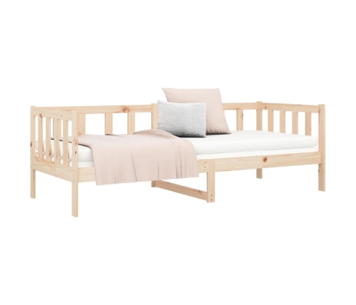 Sofá cama sin colchón madera maciza de pino 80x200 cm