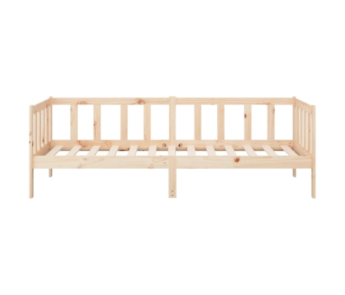 Sofá cama sin colchón madera maciza de pino 80x200 cm