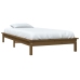 Estructura de cama madera maciza pino marrón miel 90x200 cm