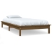 Estructura de cama madera maciza pino marrón miel 100x200 cm