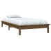 Estructura de cama madera maciza pino marrón miel 100x200 cm