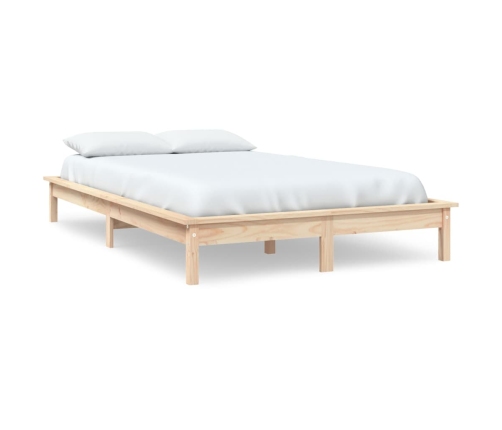 Estructura de cama madera maciza de pino 120x200 cm