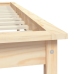Estructura de cama madera maciza de pino 120x200 cm