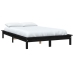 vidaXL Estructura de cama madera maciza de pino negra 120x200 cm